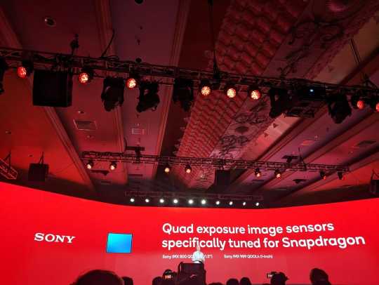 Sony感光元件包括IMX800、IMX989 皆部援高通Snapdragon 8 Gen 2 旗舰处理器，针对HDR 高动态範围做最佳化的影像调校。