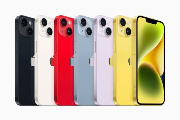 iPhone14、iPhone14Plus加入“黄色”春季新色。