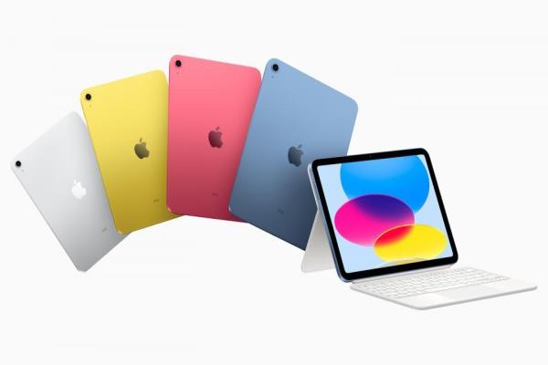 苹果10代iPad，外型跟规格皆有大提升，售价14,900元起。上市日期尚未公布。