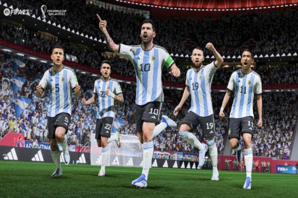 EASports游戏《FIFA23》预测2022世足冠军是阿根廷。