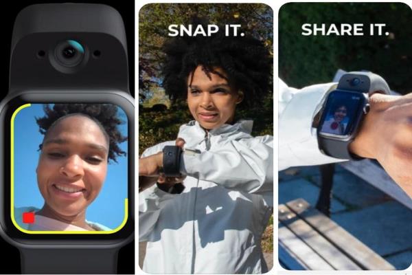搭配专属WristcamApp应用程序，即可把拍摄的照片影片同步至iPhone手机。