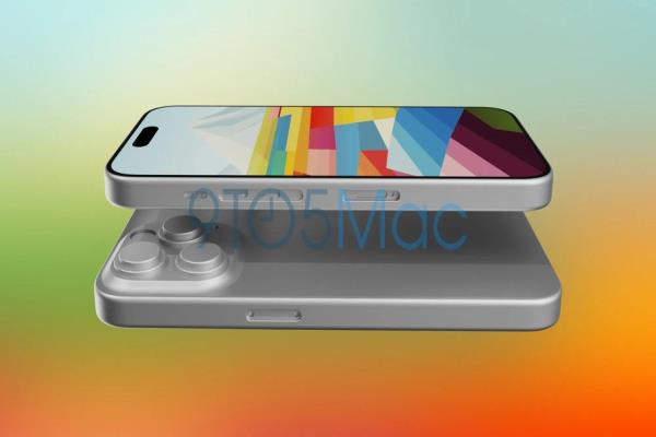 外媒曝光iPhone15Pro渲染图。