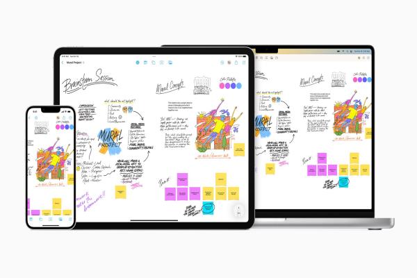 “无边记”App带来完美的白板使用体验，可将灵感和想法集中一处，并能方便使用者整理、查看、分享与协作，而不须顾虑图层或页面大小。