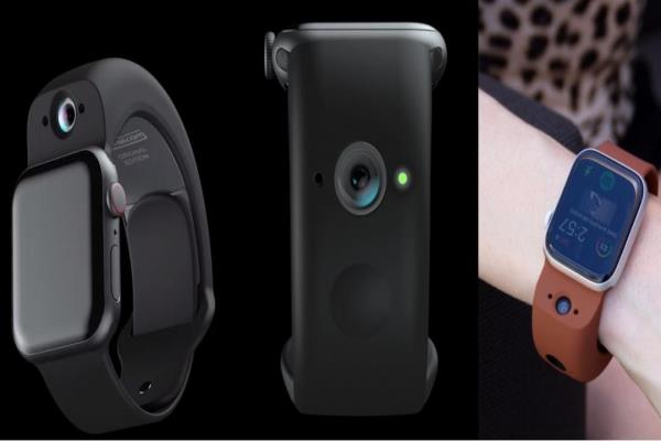 Apple Watch 也能视频通话、拍照录影了！配件商推“双镜头”防水表带