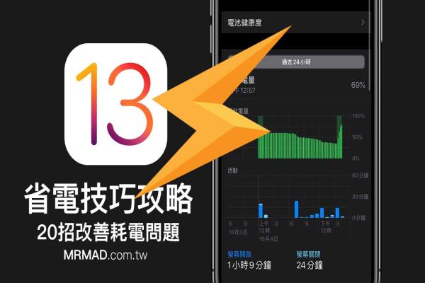 iOS 13省电技巧大公开！透过20招立即改善iPhone耗电问题