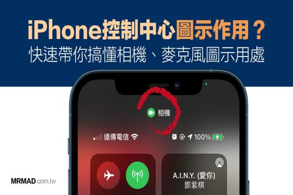 iPhone控制中心顶部相机、麦克风图标有何用？这篇告诉你答案