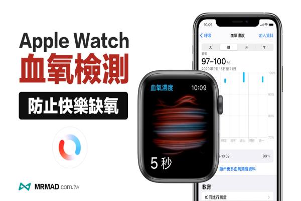 “快乐缺氧”是什么？教你用Apple Watch血氧随时监测防范