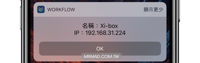 WiFi IP地址展示