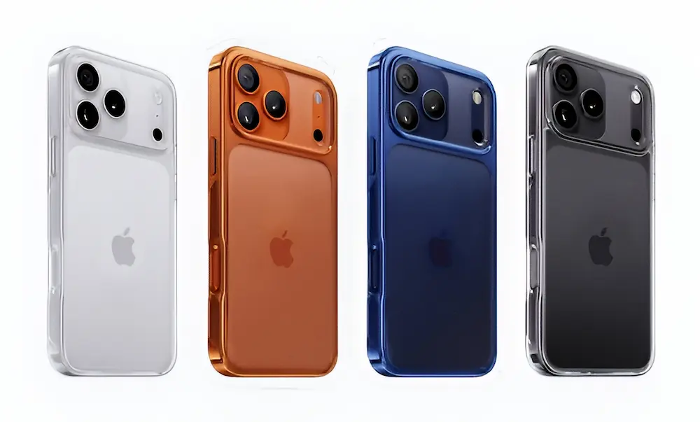苹果iPhone 17 Pro颜色渲染图