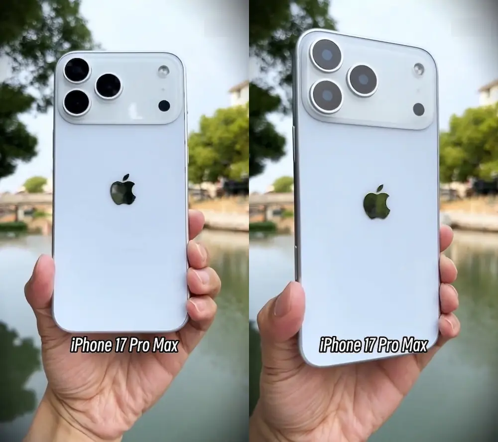 新款苹果iPhone 17 Pro Max泄露实机图片