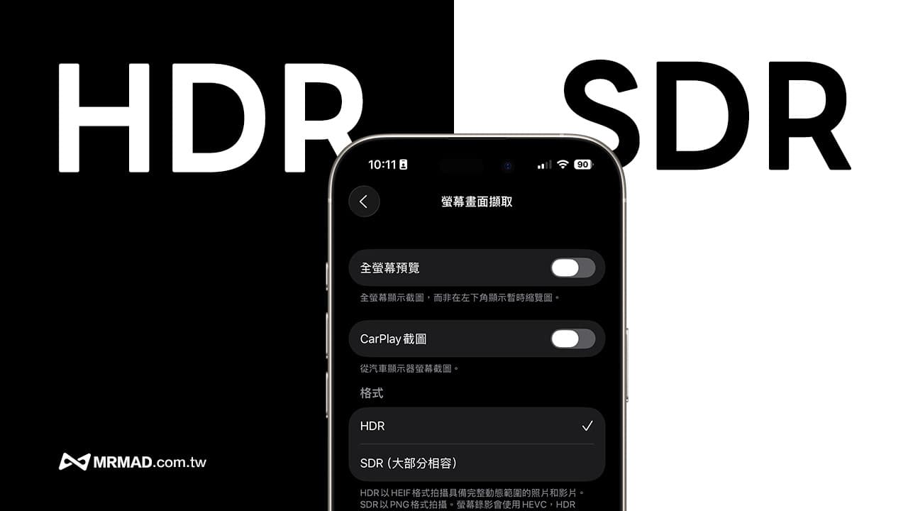 iPhone HDR与SDR屏幕截图差异解析：大小与格式细节揭秘